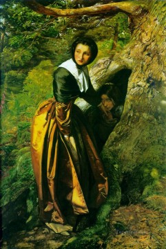  Raphaelite Oil Painting - Royalist Pre Raphaelite John Everett Millais